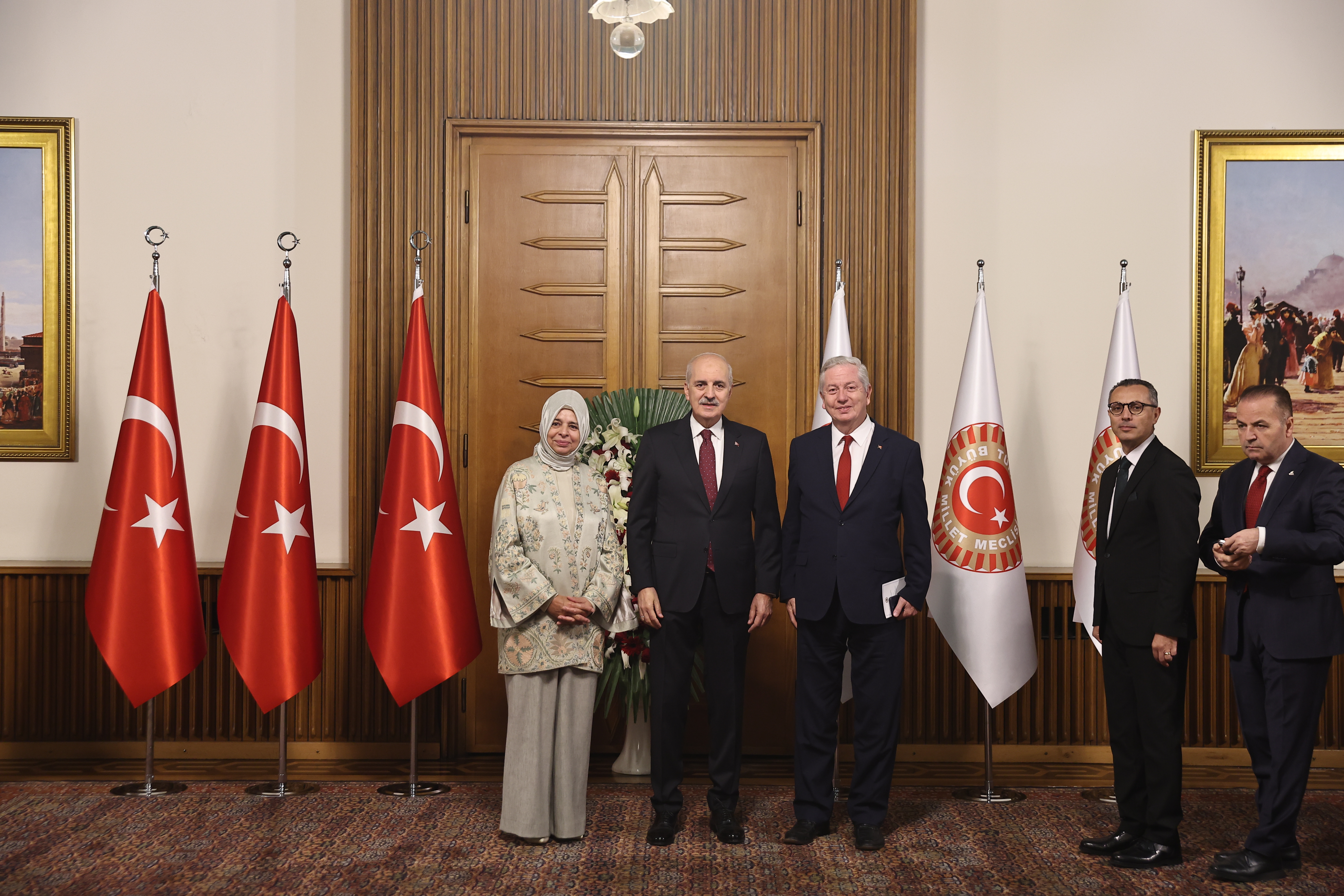 Rektörümüz Prof. Dr. Kadirhan SUNGUROĞLU, Türkiye Büyük Millet Meclisi (TBMM) Başkanı Sayın Numan KURTULMUŞ' un himayesinde düzenlenen TBMM 28. Dönem 3. Yasama Yılı Açılış Resepsiyonuna katıldı.