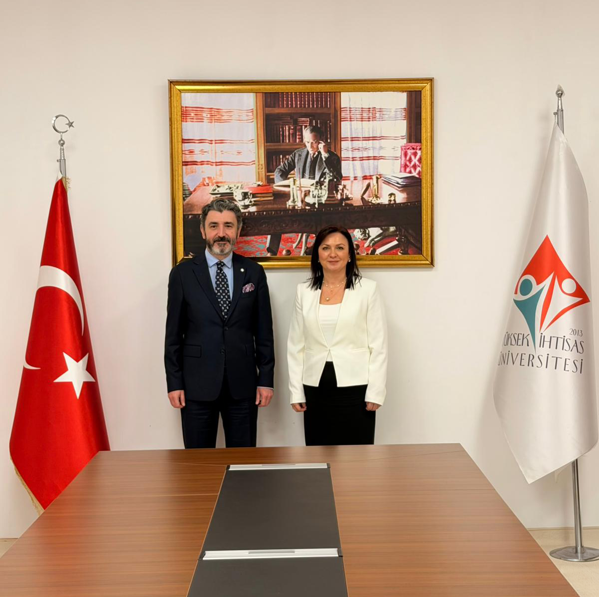 Atılım Üniversitesi Rektörü Prof. Dr. Serkan ERYILMAZ Rektörümüzü Ziyaret Etti