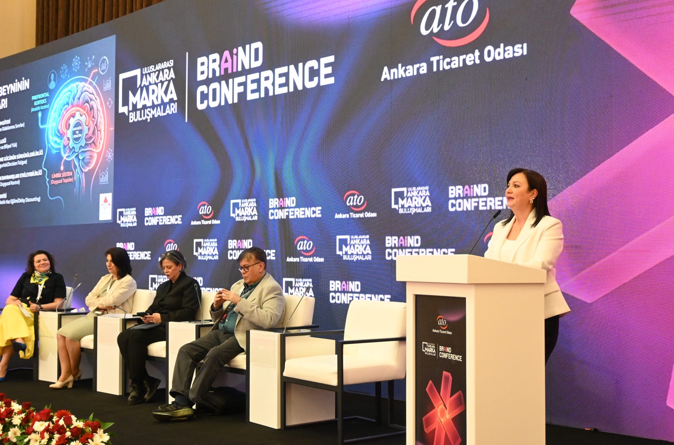 Ankara’nın iş ve marka dünyasını buluşturan önemli organizasyonlardan biri olan “Uluslararası Ankara Marka Buluşmaları”, ATO Congresium’da gerçekleşti.