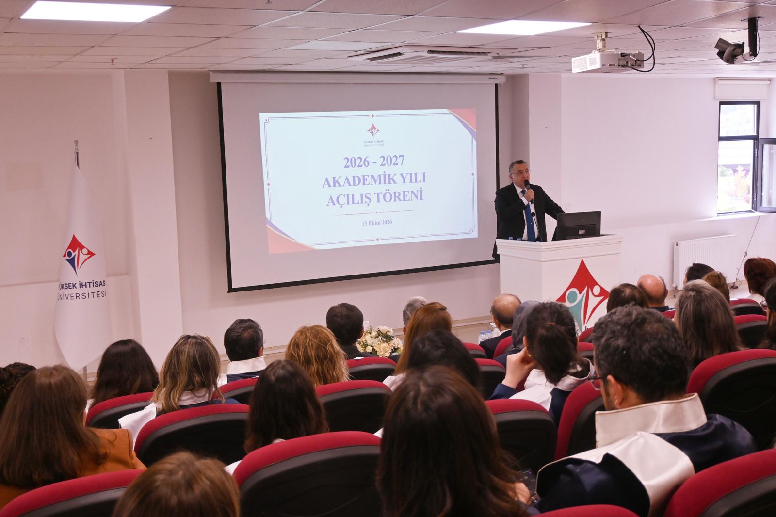 YİÜ’de 2026–2027 Akademik Yılı Açılış Töreni Gerçekleşti