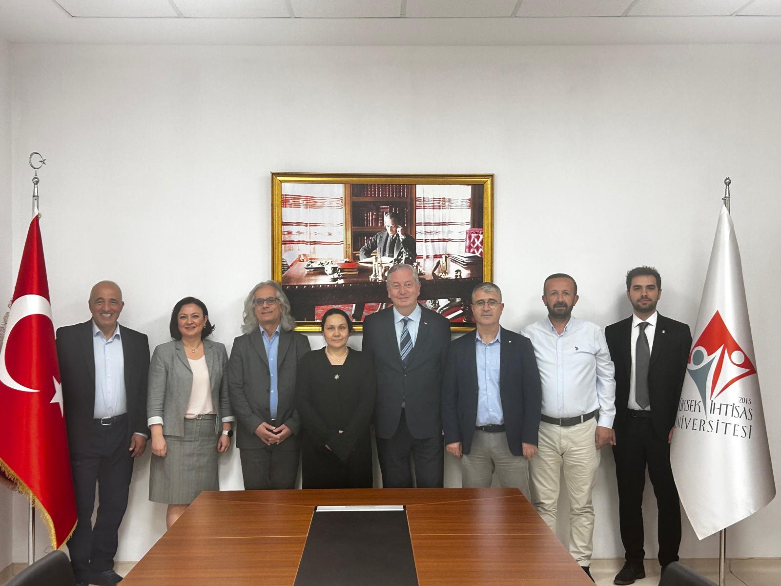 Spor Bilimleri Dekanlar Konseyi Başkanı ve Ankara'da Bulunan Spor Bilimleri Fakültesi Dekanlarını Üniversitemizde Ağırladık