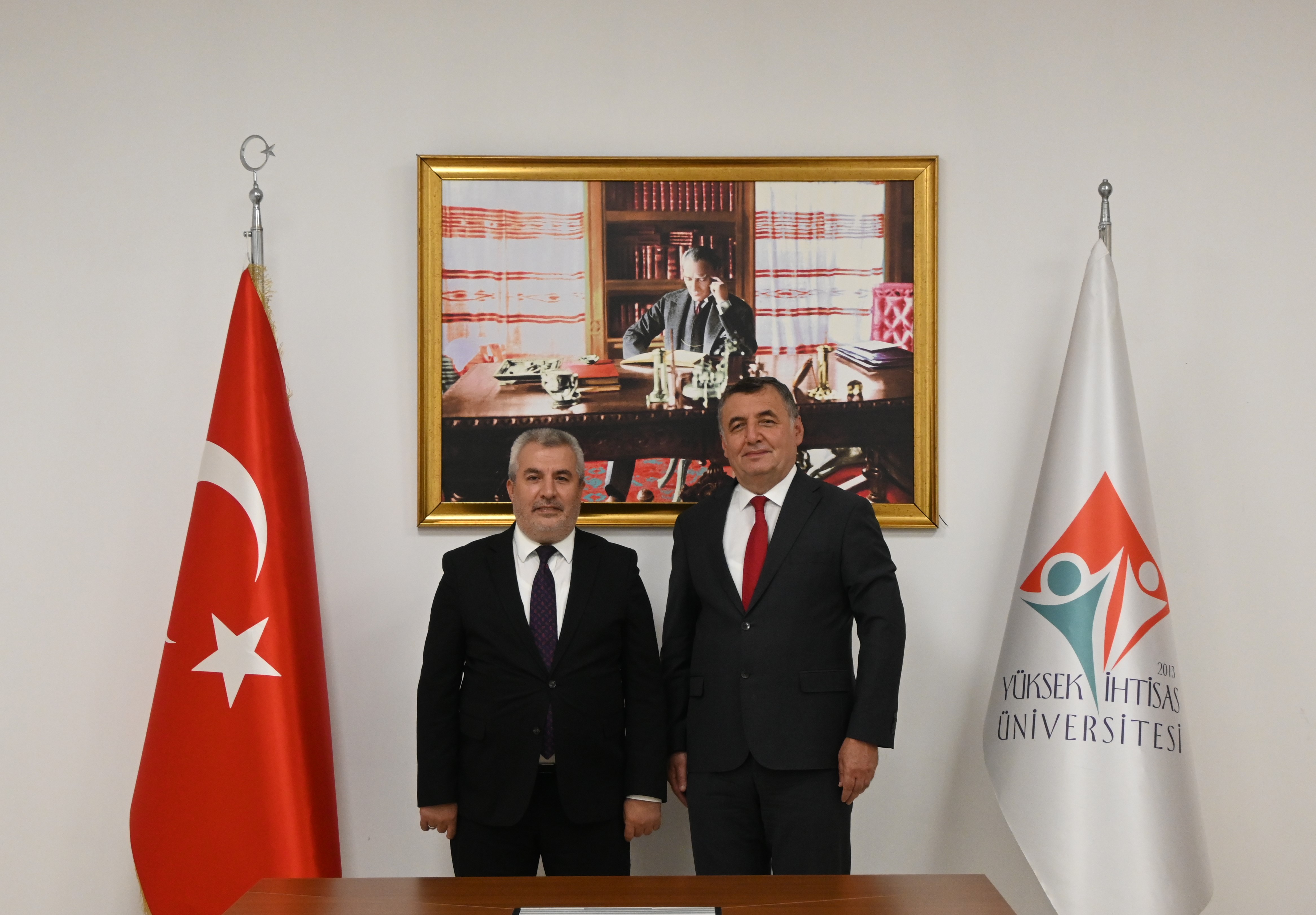 ÖSYM Başkanı Sayın ERSOY, Mütevelli Heyet Başkanımızı Ziyaret Etti